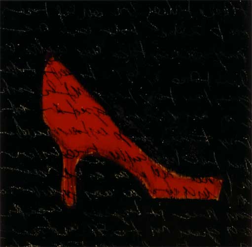 "The Red Shoe" by artist Cynthia Markert