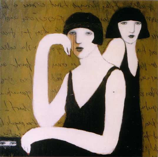 "Three Women" by artist Cynthia Markert